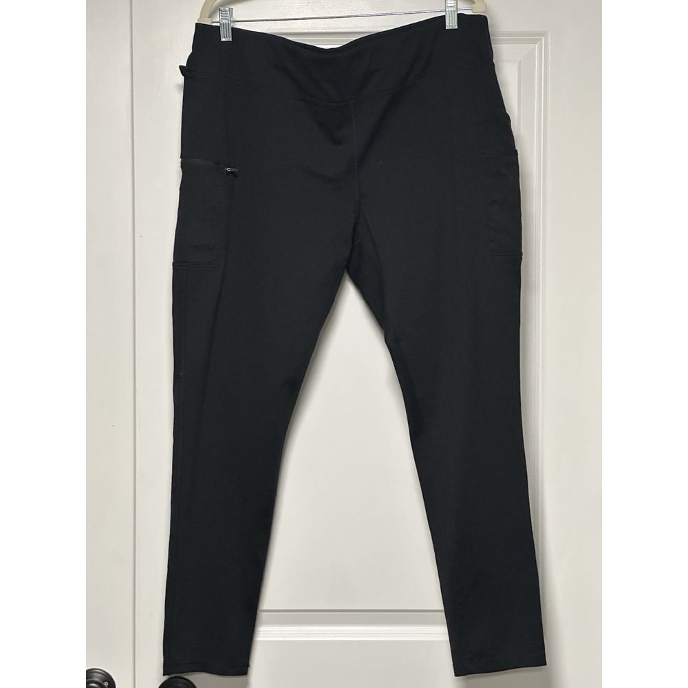 Carhartt, Women's‎ Force Fitted Midweight Leggings (3), Black/Purple/Green, XL